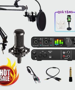 Combo Sound Card MOTU M2 Và Micro Thu Âm AT2035