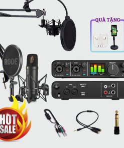 Combo Sound Card Motu M2 Và Micro Rode NT1 Kit