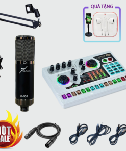 Combo Micro X103 và Soundcard X5