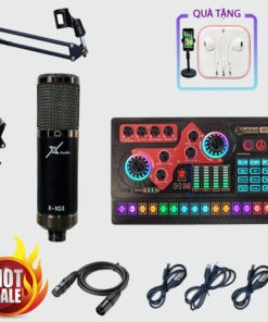 Combo Micro X103 và Soundcard X5