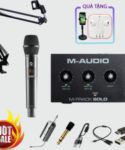 Combo Soundcard M audio Solo + Micro NMC 2010