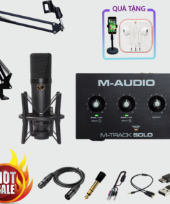 COMBO SOUNDCARD M AUDIO SOLO + MICRO KOLANCE KL250