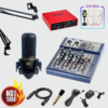 COMBO MIXER F4 USB + MICRO KOLANCE KA999 + BOXLIVE HOSSK K5