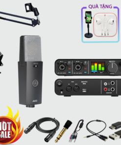 Combo Soundcard Motu M2 + Micro AKG C114