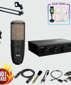 Combo Sound Card MIDIPLUS Studio 2 Pro Gen 2 + Micro AKG P120
