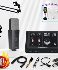 COMBO SOUNDCARD SOLID STATE LOGIC SSL 2 MKII + MICRO AKG C114