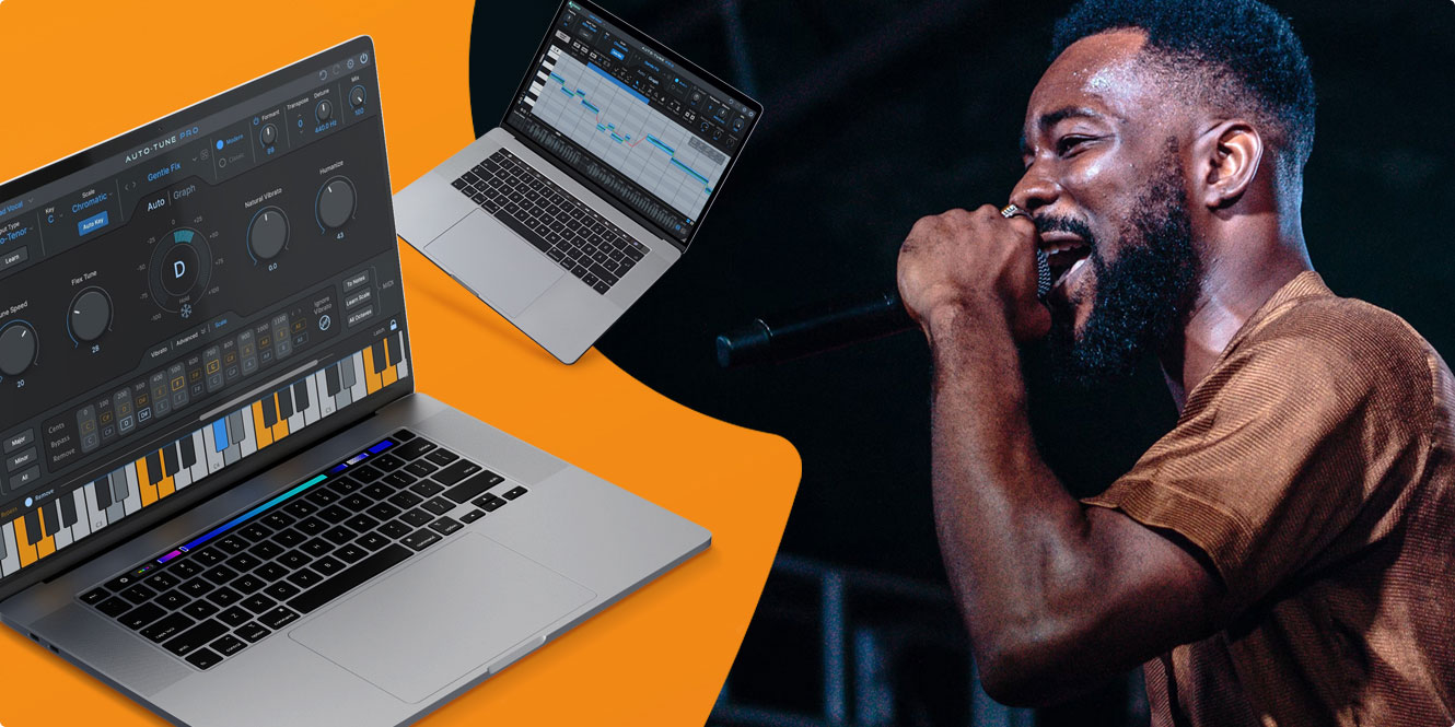 Dò tone tự động MacBook cho hát livestream và thu âm ình ảnh minh họa giải pháp dò tone tự động trên MacBook, hỗ trợ tìm tone bài hát và kết hợp Auto-Tune khi hát livestream, thu âm. Giải pháp giúp tối ưu thao tác chỉnh tone, tiết kiệm thời gian và mang đến trải nghiệm hát livestream chuyên nghiệp hơn.
