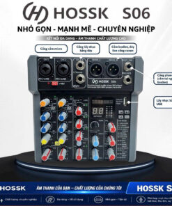 Mixer HOSSK S06 - Bàn Trộn Âm Thanh