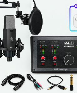 Combo Soundcard SSL 2 MKII + Micro AKG C114 – Bộ Thu Âm Vocal Chất Lượng Cao