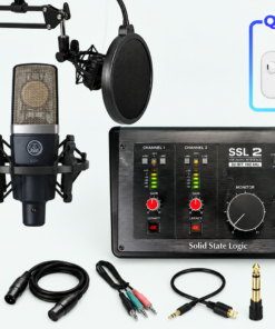 COMBO SOUNDCARD SSL 2 MKII + MICRO AKG C214