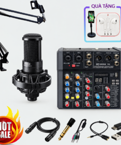 COMBO MIXER HOSSK S06 + MICRO TAKSTAR PC K220