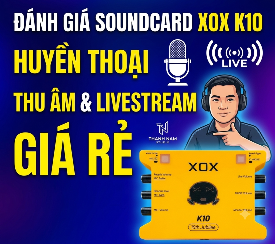 Huyền thoại thu âm livestream giá rẻ tại nhà