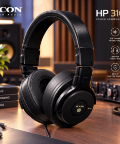 Tai Nghe Kiểm Âm Icon HP 310 Closed-Back Studio – Phù Hợp Thu Âm Và Hát Live